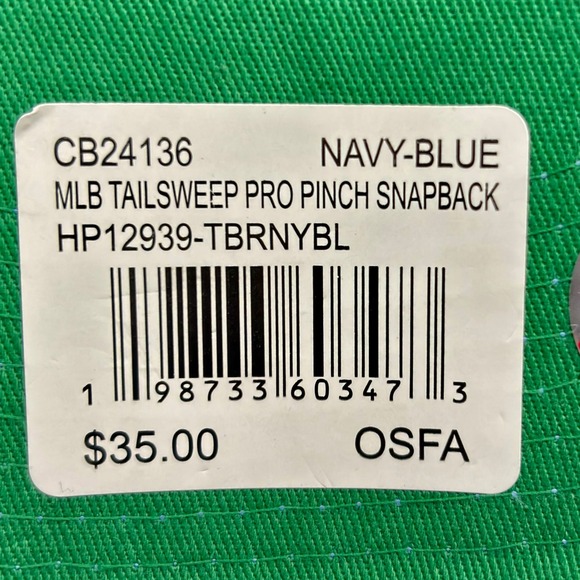NWT Mitchell and Ness Tampa Bay Rays Baseball Snapback Hat Navy Blue OSFA NWT - Picture 8 of 8